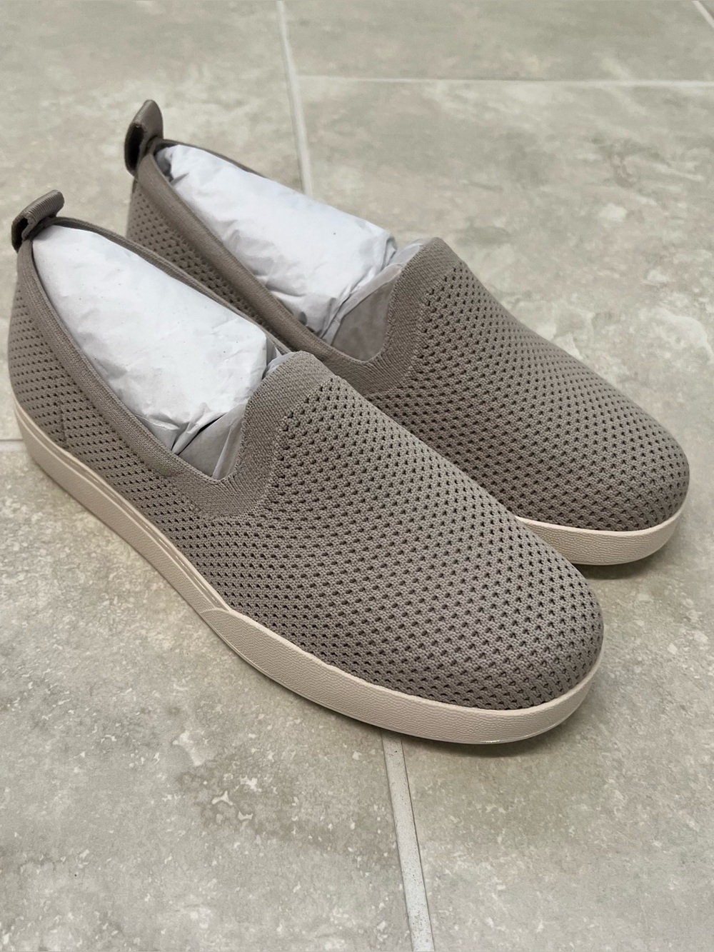 ABEO Encore Knit Slip-On Shoes Women’s Size 5 Taupe Metatarsal NIB